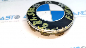 Центральный колпачок на диск BMW 3 F30 12-18 68/64мм тип 1, короткие защелки, коррозия