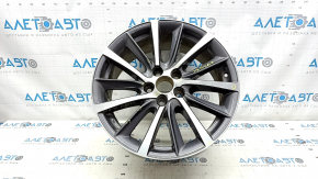 Диск колесный R18 x 7J ET30 Toyota Highlander 14-19 тип 4 графит, легкая бордюрка, коррозия