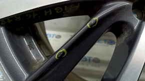 Диск колесный R18 x 7J ET30 Toyota Highlander 14-19 тип 4 графит, легкая бордюрка, коррозия