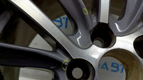 Диск колесный R18 x 7J ET30 Toyota Highlander 14-19 тип 4 графит, легкая бордюрка, коррозия