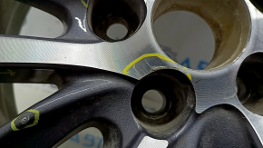 Диск колесный R18 x 7J ET30 Toyota Highlander 14-19 тип 4 графит, легкая бордюрка, коррозия