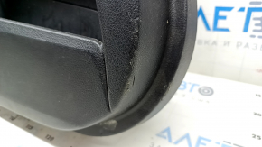 Carton pentru portiera spate stanga Toyota Avalon 13-15 negru cu insertie de piele bej, cotiera piele maro, cu maner, zgarieturi, plastic albit