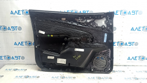 Garnitura portiere fata dreapta Volkswagen ID.4 21-23 negru, piele gri cotiera, insert argintiu