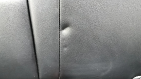 Rândul din spate al treilea rând Toyota Highlander 17-17 piele neagră, cusături maro, curățabil uscat, lovituri, contact cu apa