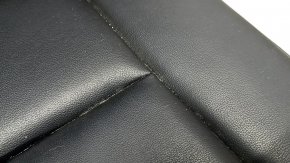 Rândul din spate al treilea rând Toyota Highlander 17-17 piele neagră, cusături maro, curățabil uscat, lovituri, contact cu apa