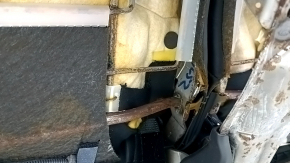 Rândul din spate al treilea rând Toyota Highlander 17-17 piele neagră, cusături maro, curățabil uscat, lovituri, contact cu apa