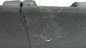 Rândul din spate al treilea rând Toyota Highlander 17-17 piele neagră, cusături maro, curățabil uscat, lovituri, contact cu apa