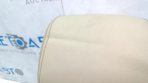 Подголовник передний правый BMW X3 F25 11-17 кожа бежевый, оторвана фишка, примята кожа