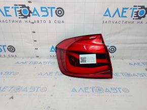 Фонарь внешний крыло левый BMW 3 F30 16-18 светлый, потерт
