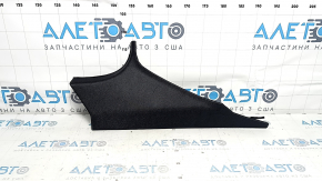 Decorație stâlp spate stânga BMW 3 F30 12-18 negru, zgârieturi
