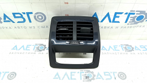 Дефлектор воздуховода центральной консоли BMW X3 G01 18-21 черный глянец, под полировку