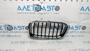 Grila radiator stanga BMW 3 F30 4d 12-18 nisip, gratar spart