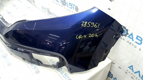 Бампер передний голый Honda CRV 20-22 синий