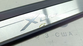 Prag ușă exterior față stânga BMW X3 G01 18-21 crom, X-LINE, coroziune