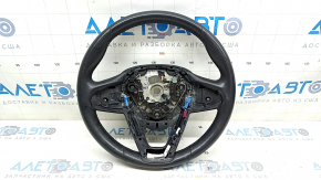 Volan Naked BMW X3 G01 18 - piele, negru, incalzit, sub petale, zgarieturi