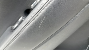 Cartela de ornamente usi spate stanga Nissan Rogue 17-20 negru cu insertie neagra din plastic, cotiera piele neagra, turnare grafit, cu maner, zgarieturi, pentru curatare