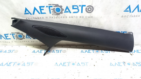 Decorație stâlp față dreapta sus Volkswagen ID.4 23-25 negru cu tweeter