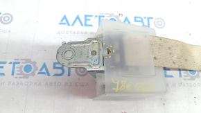 Ремень безопасности задний левый Toyota Camry v55 15-17 usa бежевый, под чистку, сломано крепление