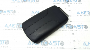 Подлокотник Nissan Rogue 17-20 кожа, черный, побелел пластик, сломано крепление