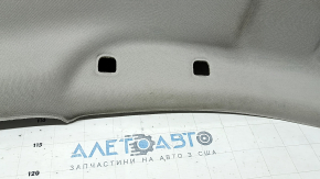 Обшивка потолка Nissan Rogue 17-20 серый без люка, без плафона, под химчистку, вмятины