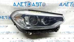 Ansamblu far dreapta fata BMW X3 G01 18-21 halogen+LED, pini