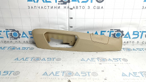 Накладка боковая водительского сидения левая BMW 3 F30 12-18 бежевая, с накладкой, под электро