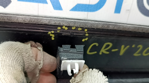 Накладка двери нижняя передняя левая Honda CRV 17-22 структура, надломаны крепления, вмятина