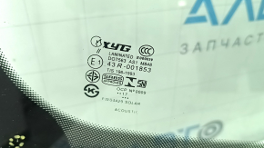Лобовое стекло Audi A4 B9 17-25 под камеру и датчик дождя, XYG, царапины, песок, воздух по кромке