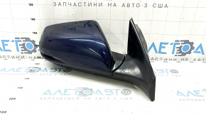 Зеркало боковое правое в сборе Honda CRV 17-22 9 пинов, поворотник, BSM, подогрев, синее