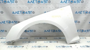 Aripa fata stanga Audi A4 B9 17-19 cu console, alb LY9C, dent