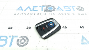 Ключ BMW i3 14-21 smart, 4 кнопки, тычки на хроме