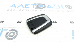 Ключ BMW i3 14-21 smart, 4 кнопки, тычки на хроме