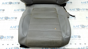 Husa scaun sofer Honda CRV 17-22 piele, gri, perforata, incalzita, contact cu apa, curatabila uscata