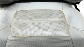 Husa scaun sofer Honda CRV 17-22 piele, gri, perforata, incalzita, contact cu apa, curatabila uscata