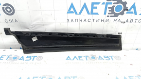 Decorație laterală față dreapta Ford Escape MK3 13-19 negru lucios, zgârieturi