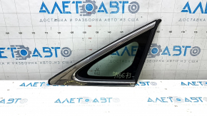 Форточка глухое стекло задняя правая Honda Insight 19-22 хром, царапины на хроме