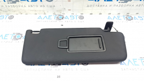 Козырек правый Volkswagen ID.4 23-26 черный с подсветкой, без крючка