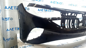 Бампер передний голый Volkswagen ID.4 23-26 черный LC9X, затертый без рамы