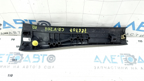 Накладка порога задняя правая Honda CRV 17-22 черная, царапины