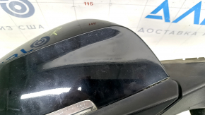 Зеркало боковое правое в сборе BMW i3 14-21 3+2 пинов, подогрев, поворотник, черное, песок, рассохся уплотнитель
