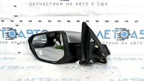 Зеркало боковое левое в сборе Honda Insight 19-21 5 пинов, подогрев, серебро, песок