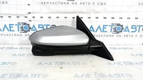 Зеркало боковое правое в сборе Honda Insight 19-20 10 пинов, камера, подогрев, серебро, песок, не фиксируется