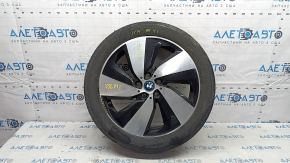 Диск колесный R19х5J ET43 BMW i3 14-18 Style 429 с резиной 155/70 4.5мм, легкая бордюрка, потрескана резина