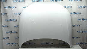 Капот голый Audi A4 B9 17-20 сталь, белый LY9C, вмятина