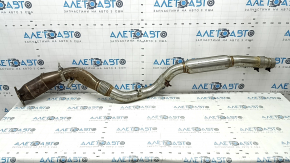 Приемная труба с катализатором Audi A4 B9 17-20 2.0T, тюнинг, INTEGRATED ENGINEERING