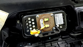 Торпедо передняя панель с AIRBAG Honda Insight 19-21 черная, с накладкой, ржавый пиропатрон, под чистку