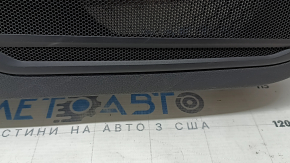 Обшивка двери карточка передняя левая Audi A4 B9 17-19 черная, черный подлокотник кожа, вставка черная кожа, под память сидений, с ручкой и сетками динамиков, потерта, под чистку