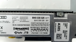 NAVIGATION MULTIMEDIA RADIO Audi A4 B9 17-25
