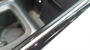 Накладка центральной консоли подстаканник Volkswagen ID.4 23-26 черный глянец, царапины