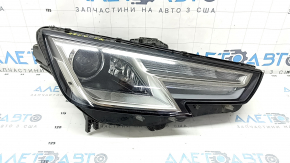 Фара передняя правая в сборе Audi A4 B9 17-19 ксенон+LED, песок, паутинка